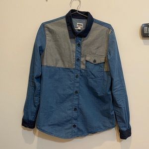 ASOS Denim cut and sew shirt